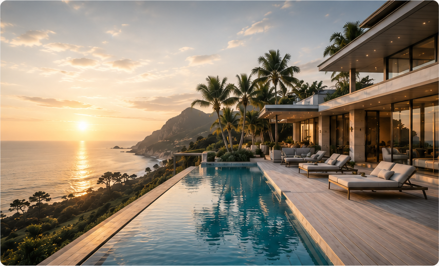 A premium coastal property gallery preview